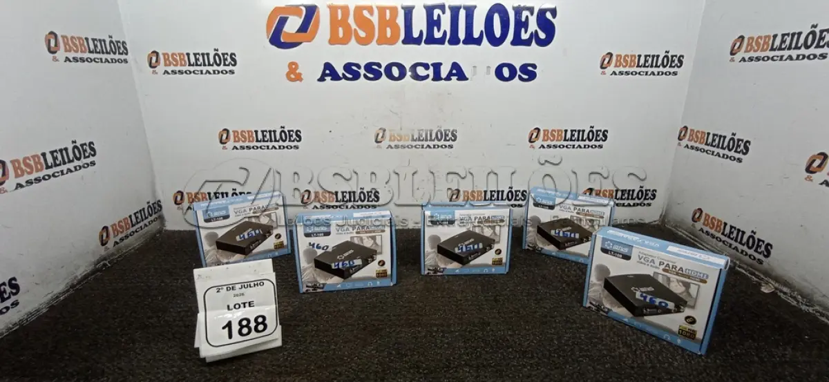 LOTE 188 - 05 ADAPTADORES CONVERSOR VGA PARA HDMI MARCA LOTUS. (NO ESTADO) ATENÇÃO! FAZER A VISITAÇÃO ANTES DE ARREMATAR, NÃO SABEMOS SE FUNCIONA, LEILÃO NÃO TEM GARANTIA E NEM DEVOLUÇÃO, SUJEITO A POSSÍVEIS AVARIAS VISÍVEIS/OCULTAS E/OU AUSÊNCIA DE COMPONENTES.