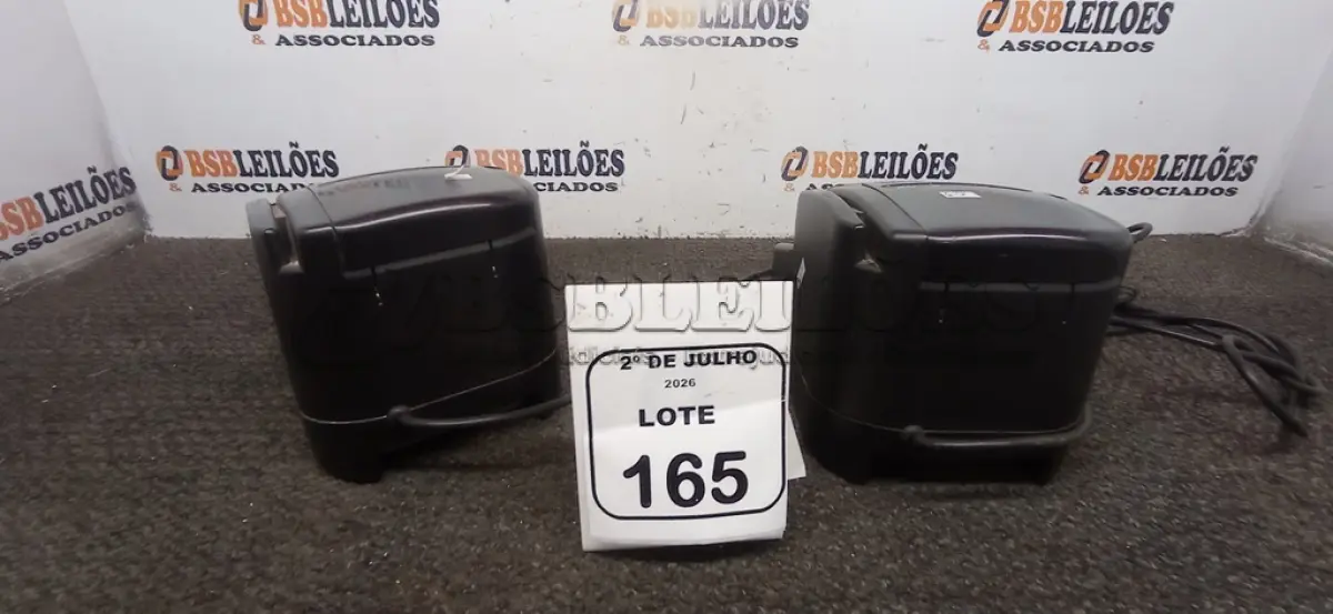 LOTE 165 - 02 IMPRESSORAS TÉRMICAS. (NO ESTADO) ATENÇÃO! FAZER A VISITAÇÃO ANTES DE ARREMATAR, NÃO SABEMOS SE FUNCIONA, LEILÃO NÃO TEM GARANTIA E NEM DEVOLUÇÃO, SUJEITO A POSSÍVEIS AVARIAS VISÍVEIS/OCULTAS E/OU AUSÊNCIA DE COMPONENTES.