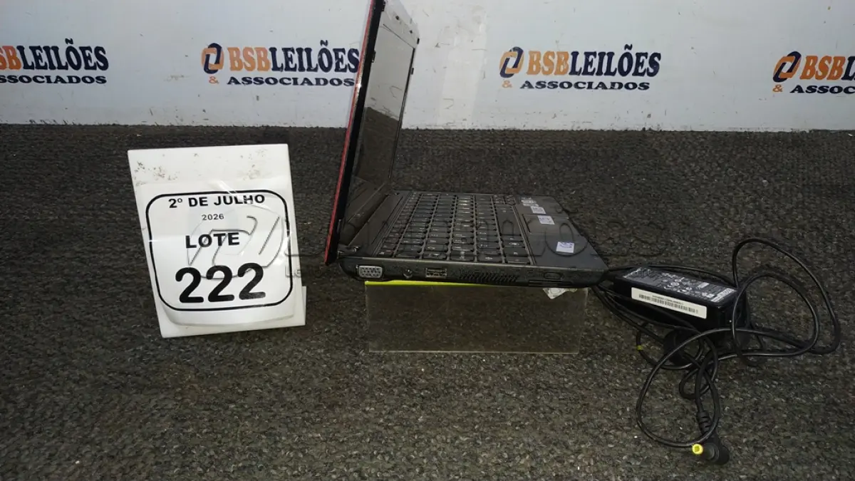 LOTE 222 - 01 NOTEBOOK MODELO IDEAPAD S10-3 MARCA LENOVO COM FONTE. (NO ESTADO) ATENÇÃO! FAZER A VISITAÇÃO ANTES DE ARREMATAR, NÃO SABEMOS SE FUNCIONA, LEILÃO NÃO TEM GARANTIA E NEM DEVOLUÇÃO, SUJEITO A POSSÍVEIS AVARIAS VISÍVEIS/OCULTAS E/OU AUSÊNCIA DE COMPONENTES.