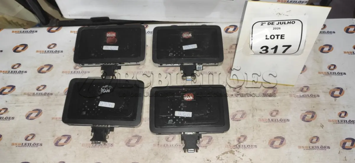 LOTE 317 - 04 MINIS COMPUTADORES TERMINAIS MARCA WYSE SEM FONTE. (NO ESTADO) ATENÇÃO! FAZER A VISITAÇÃO ANTES DE ARREMATAR, NÃO SABEMOS SE FUNCIONA, LEILÃO NÃO TEM GARANTIA E NEM DEVOLUÇÃO, SUJEITO A POSSÍVEIS AVARIAS VISÍVEIS/OCULTAS E/OU AUSÊNCIA DE COMPONENTES.