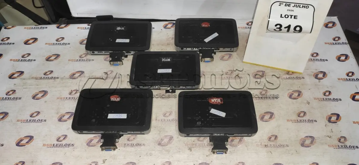 LOTE 319 - 04 MINIS COMPUTADORES TERMINAIS MARCA WYSE SEM FONTE. (NO ESTADO) ATENÇÃO! FAZER A VISITAÇÃO ANTES DE ARREMATAR, NÃO SABEMOS SE FUNCIONA, LEILÃO NÃO TEM GARANTIA E NEM DEVOLUÇÃO, SUJEITO A POSSÍVEIS AVARIAS VISÍVEIS/OCULTAS E/OU AUSÊNCIA DE COMPONENTES.