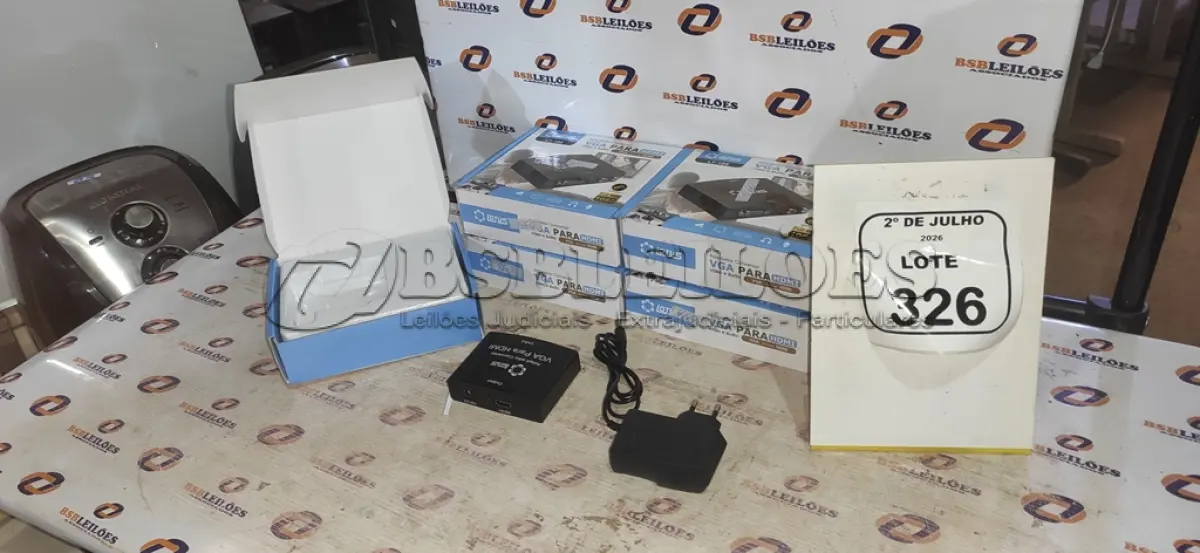 LOTE 326 - 05 ADAPTADORES CONVERSOR VGA PARA HDMI MARCA LOTUS. (NO ESTADO) ATENÇÃO! FAZER A VISITAÇÃO ANTES DE ARREMATAR, NÃO SABEMOS SE FUNCIONA, LEILÃO NÃO TEM GARANTIA E NEM DEVOLUÇÃO, SUJEITO A POSSÍVEIS AVARIAS VISÍVEIS/OCULTAS E/OU AUSÊNCIA DE COMPONENTES.