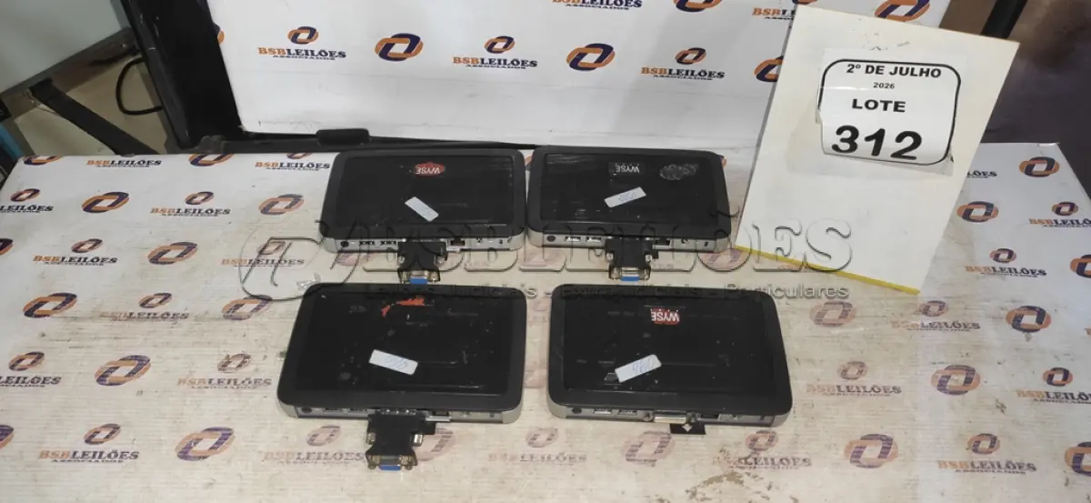LOTE 312 - 04 MINIS COMPUTADORES TERMINAIS MARCA WYSE SEM FONTE. (NO ESTADO) ATENÇÃO! FAZER A VISITAÇÃO ANTES DE ARREMATAR, NÃO SABEMOS SE FUNCIONA, LEILÃO NÃO TEM GARANTIA E NEM DEVOLUÇÃO, SUJEITO A POSSÍVEIS AVARIAS VISÍVEIS/OCULTAS E/OU AUSÊNCIA DE COMPONENTES.