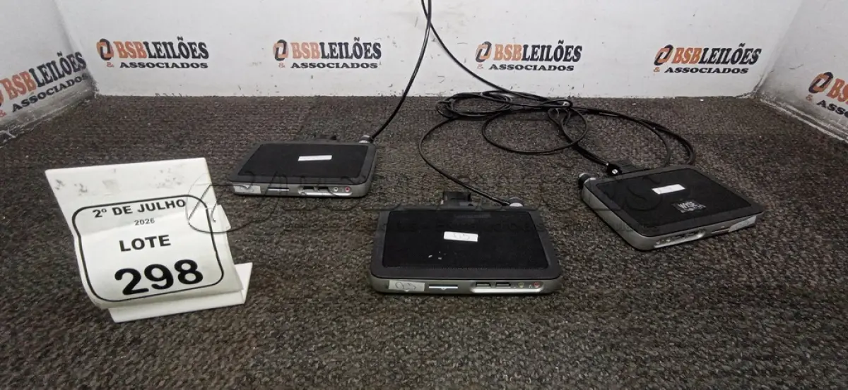 LOTE 298 - 03 MINICOMPUTADORES TERMINAIS MARCA WYSE. (NO ESTADO) ATENÇÃO! FAZER A VISITAÇÃO ANTES DE ARREMATAR, NÃO SABEMOS SE FUNCIONA, LEILÃO NÃO TEM GARANTIA E NEM DEVOLUÇÃO, SUJEITO A POSSÍVEIS AVARIAS VISÍVEIS/OCULTAS E/OU AUSÊNCIA DE COMPONENTES.