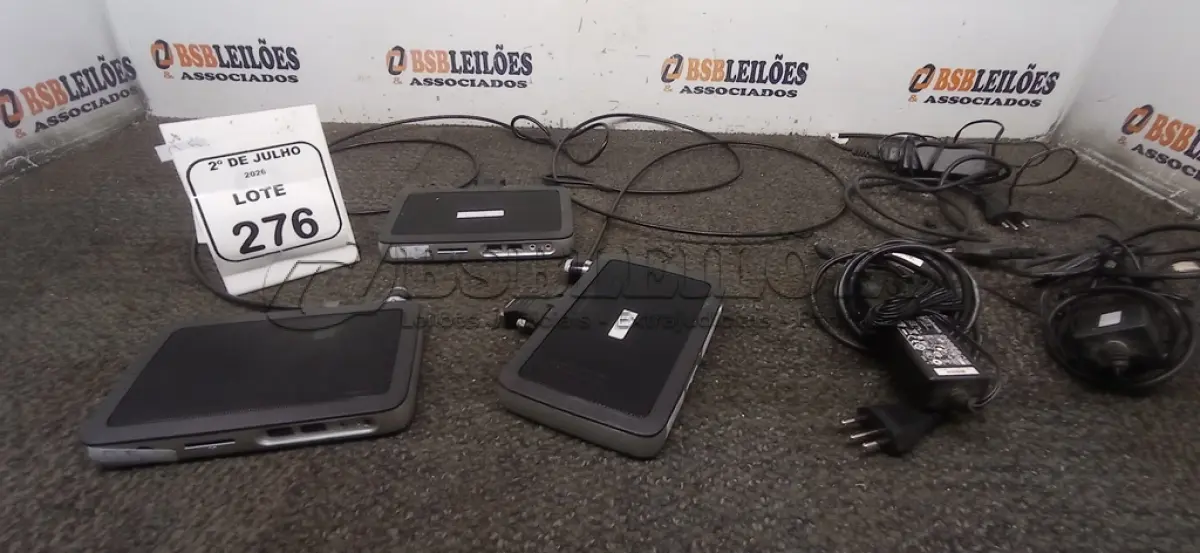 LOTE 276 - 03 MINICOMPUTADORES TERMINAIS MARCA WYSE. (NO ESTADO) ATENÇÃO! FAZER A VISITAÇÃO ANTES DE ARREMATAR, NÃO SABEMOS SE FUNCIONA, LEILÃO NÃO TEM GARANTIA E NEM DEVOLUÇÃO, SUJEITO A POSSÍVEIS AVARIAS VISÍVEIS/OCULTAS E/OU AUSÊNCIA DE COMPONENTES.