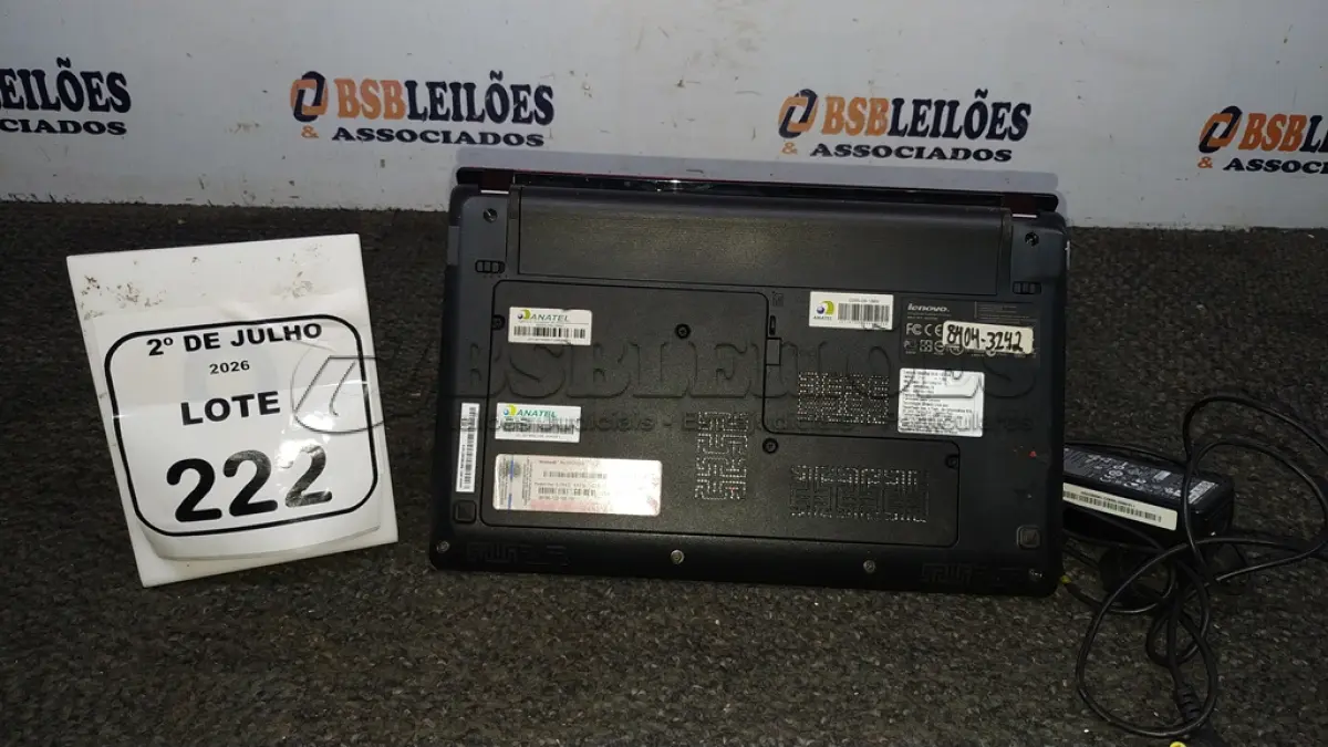 LOTE 222 - 01 NOTEBOOK MODELO IDEAPAD S10-3 MARCA LENOVO COM FONTE. (NO ESTADO) ATENÇÃO! FAZER A VISITAÇÃO ANTES DE ARREMATAR, NÃO SABEMOS SE FUNCIONA, LEILÃO NÃO TEM GARANTIA E NEM DEVOLUÇÃO, SUJEITO A POSSÍVEIS AVARIAS VISÍVEIS/OCULTAS E/OU AUSÊNCIA DE COMPONENTES.