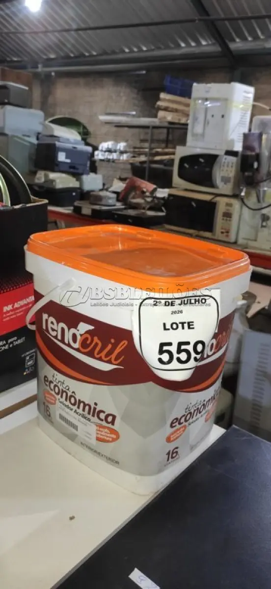 LOTE 559 - 01 BALDE DE SELADOR 16L MARCA RENOCRIL. (NO ESTADO) ATENÇÃO! FAZER A VISITAÇÃO ANTES DE ARREMATAR, NÃO SABEMOS SE FUNCIONA, LEILÃO NÃO TEM GARANTIA E NEM DEVOLUÇÃO, SUJEITO A POSSÍVEIS AVARIAS VISÍVEIS/OCULTAS E/OU AUSÊNCIA DE COMPONENTES.