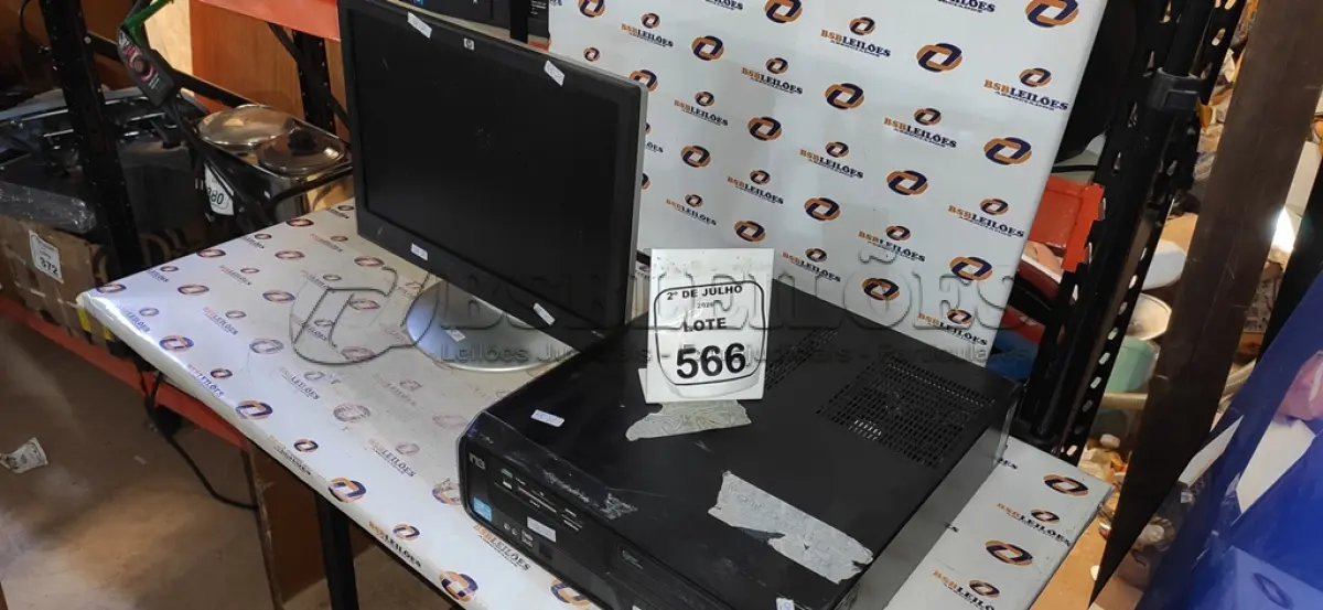 LOTE 566 - 01 MONITOR MARCA HP E 01 CPU MARCA SAMSUNG. (NO ESTADO) ATENÇÃO! FAZER A VISITAÇÃO ANTES DE ARREMATAR, NÃO SABEMOS SE FUNCIONA, LEILÃO NÃO TEM GARANTIA E NEM DEVOLUÇÃO, SUJEITO A POSSÍVEIS AVARIAS VISÍVEIS/OCULTAS E/OU AUSÊNCIA DE COMPONENTES.