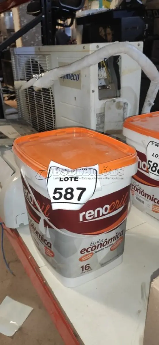 LOTE 587 - 01 BALDE DE SELADOR 16L MARCA RENOCRIL. (NO ESTADO) ATENÇÃO! FAZER A VISITAÇÃO ANTES DE ARREMATAR, NÃO SABEMOS SE FUNCIONA, LEILÃO NÃO TEM GARANTIA E NEM DEVOLUÇÃO, SUJEITO A POSSÍVEIS AVARIAS VISÍVEIS/OCULTAS E/OU AUSÊNCIA DE COMPONENTES.