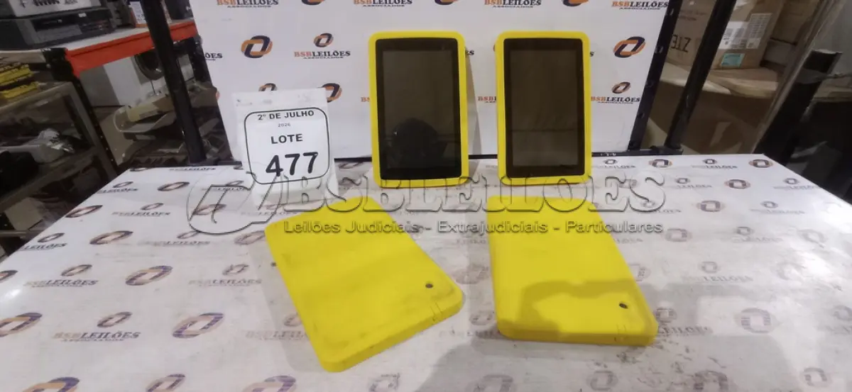 LOTE 477 - 04 TABLETS MARCA CCE. (NO ESTADO) ATENÇÃO! FAZER A VISITAÇÃO ANTES DE ARREMATAR, NÃO SABEMOS SE FUNCIONA, LEILÃO NÃO TEM GARANTIA E NEM DEVOLUÇÃO, SUJEITO A POSSÍVEIS AVARIAS VISÍVEIS/OCULTAS E/OU AUSÊNCIA DE COMPONENTES.