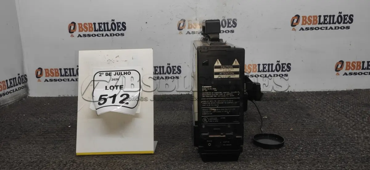 LOTE 512 - 01 REGISTRADOR DE NÍVEL DE ÁGUA, 01 FILMADORA ANTIGA MARCA PANASONIC, 01 OXÍMETRO E 01 ENCADERNADORA. (NO ESTADO) ATENÇÃO! FAZER A VISITAÇÃO ANTES DE ARREMATAR, NÃO SABEMOS SE FUNCIONA, LEILÃO NÃO TEM GARANTIA E NEM DEVOLUÇÃO, SUJEITO A POSSÍVEIS AVARIAS VISÍVEIS/OCULTAS E/OU AUSÊNCIA DE COMPONENTES.