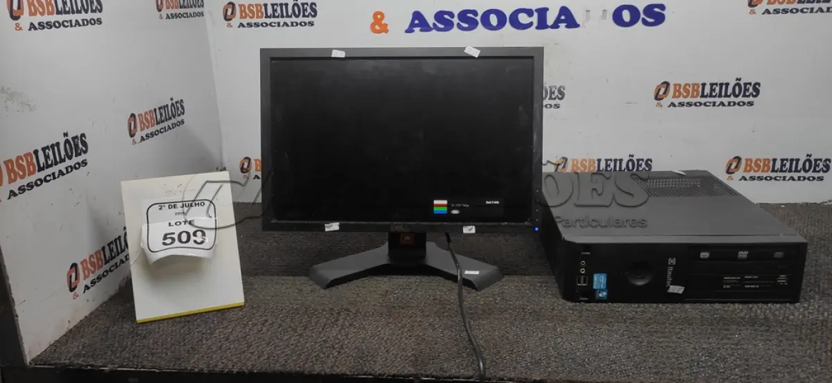 LOTE 509 - 01 MONITOR MARCA DELL E 01 CPU MARCA ITAUTEC. (NO ESTADO) ATENÇÃO! FAZER A VISITAÇÃO ANTES DE ARREMATAR, NÃO SABEMOS SE FUNCIONA, LEILÃO NÃO TEM GARANTIA E NEM DEVOLUÇÃO, SUJEITO A POSSÍVEIS AVARIAS VISÍVEIS/OCULTAS E/OU AUSÊNCIA DE COMPONENTES.