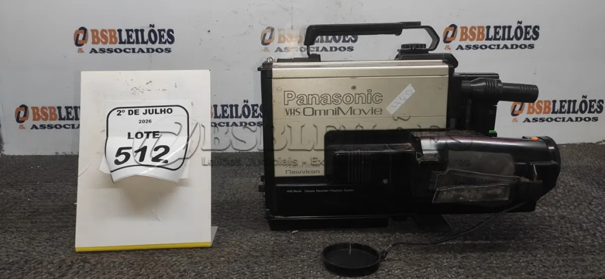 LOTE 512 - 01 REGISTRADOR DE NÍVEL DE ÁGUA, 01 FILMADORA ANTIGA MARCA PANASONIC, 01 OXÍMETRO E 01 ENCADERNADORA. (NO ESTADO) ATENÇÃO! FAZER A VISITAÇÃO ANTES DE ARREMATAR, NÃO SABEMOS SE FUNCIONA, LEILÃO NÃO TEM GARANTIA E NEM DEVOLUÇÃO, SUJEITO A POSSÍVEIS AVARIAS VISÍVEIS/OCULTAS E/OU AUSÊNCIA DE COMPONENTES.