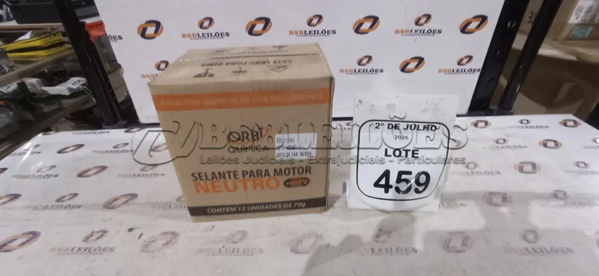LOTE 459 - 12 BISNAGAS DE ADESIVO DE SILICONE NEUTRO PARA MOTOR DE 70G MARCA ORBI QUÍMICA. (NO ESTADO) ATENÇÃO! FAZER A VISITAÇÃO ANTES DE ARREMATAR, NÃO SABEMOS SE FUNCIONA, LEILÃO NÃO TEM GARANTIA E NEM DEVOLUÇÃO, SUJEITO A POSSÍVEIS AVARIAS VISÍVEIS/OCULTAS E/OU AUSÊNCIA DE COMPONENTES.