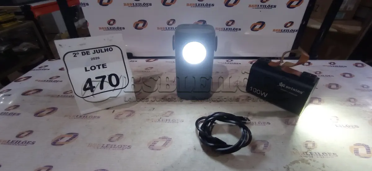 LOTE 470 - 02 POWER BANK. (NO ESTADO) ATENÇÃO! FAZER A VISITAÇÃO ANTES DE ARREMATAR, NÃO SABEMOS SE FUNCIONA, LEILÃO NÃO TEM GARANTIA E NEM DEVOLUÇÃO, SUJEITO A POSSÍVEIS AVARIAS VISÍVEIS/OCULTAS E/OU AUSÊNCIA DE COMPONENTES.