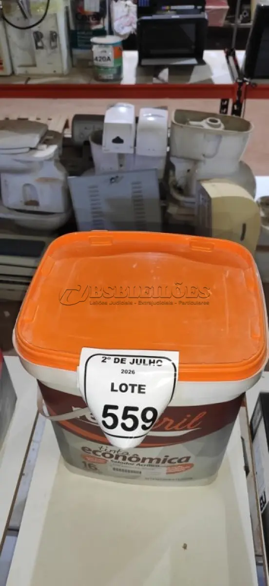 LOTE 559 - 01 BALDE DE SELADOR 16L MARCA RENOCRIL. (NO ESTADO) ATENÇÃO! FAZER A VISITAÇÃO ANTES DE ARREMATAR, NÃO SABEMOS SE FUNCIONA, LEILÃO NÃO TEM GARANTIA E NEM DEVOLUÇÃO, SUJEITO A POSSÍVEIS AVARIAS VISÍVEIS/OCULTAS E/OU AUSÊNCIA DE COMPONENTES.