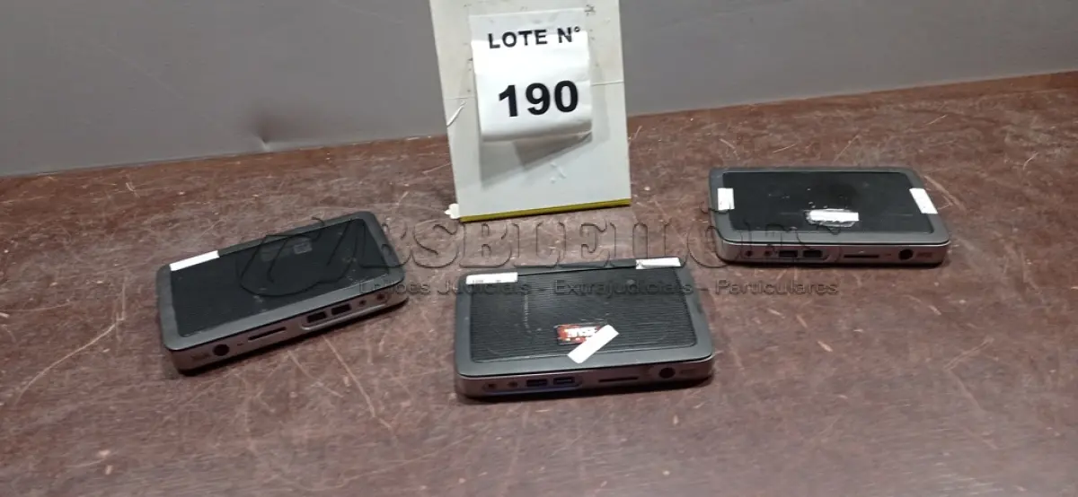 LOTE 190 -  03 MINIS PC WYSE. (NO ESTADO, NÃO SABEMOS SE FUNCIONA. LEILÃO NÃO TEM GARANTIA E NEM DEVOLUÇÃO, SUJEITO A POSSÍVEIS AVARIAS VISÍVEIS/OCULTAS E/OU AUSÊNCIA DE COMPONENTES)