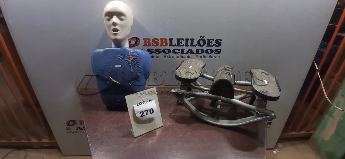 LOTE 270 -  01 BONECO PARA RCP  (NO ESTADO, NÃO SABEMOS SE FUNCIONA. LEILÃO NÃO TEM GARANTIA E NEM DEVOLUÇÃO, SUJEITO A POSSÍVEIS AVARIAS VISÍVEIS/OCULTAS E/OU AUSÊNCIA DE COMPONENTES)