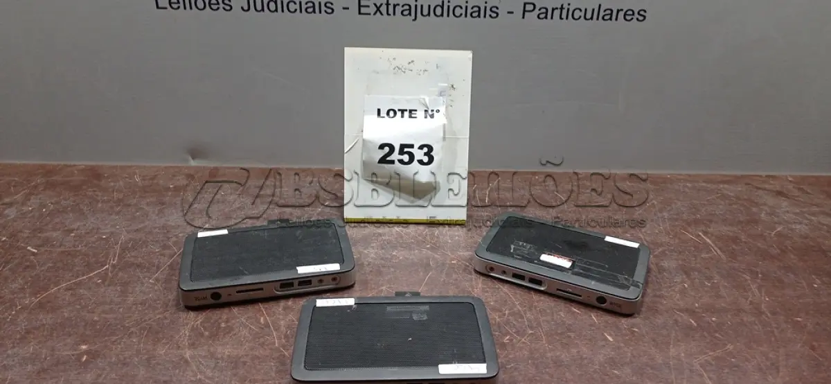 LOTE 253 - 03 MINIS PC WYSE. (NO ESTADO, NÃO SABEMOS SE FUNCIONA. LEILÃO NÃO TEM GARANTIA E NEM DEVOLUÇÃO, SUJEITO A POSSÍVEIS AVARIAS VISÍVEIS/OCULTAS E/OU AUSÊNCIA DE COMPONENTES)
