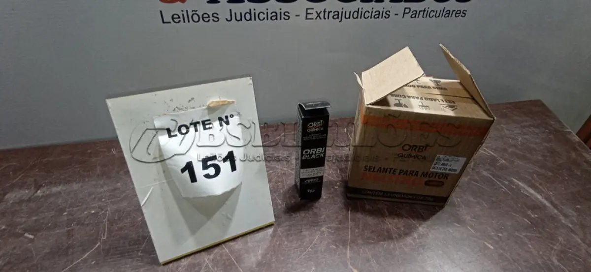 LOTE 151 - 12 BISNAGAS DE ADESIVO DE SILICONE NEUTRO DE 70G MARCA ORBI QUÍMICA. (NO ESTADO) ATENÇÃO! FAZER A VISITAÇÃO ANTES DE ARREMATAR, NÃO SABEMOS SE FUNCIONA, LEILÃO NÃO TEM GARANTIA E NEM DEVOLUÇÃO, SUJEITO A POSSÍVEIS AVARIAS VISÍVEIS/OCULTAS E/OU AUSÊNCIA DE COMPONENTES.