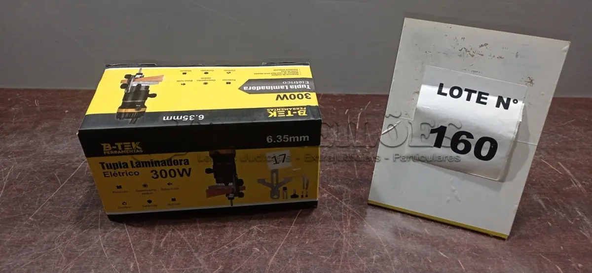LOTE 160 - 01 TUPIA LAMINADORA 300W 220V MARCA BOMVINK (NOVO). (NO ESTADO) ATENÇÃO! FAZER A VISITAÇÃO ANTES DE ARREMATAR, NÃO SABEMOS SE FUNCIONA, LEILÃO NÃO TEM GARANTIA E NEM DEVOLUÇÃO, SUJEITO A POSSÍVEIS AVARIAS VISÍVEIS/OCULTAS E/OU AUSÊNCIA DE COMPONENTES.
