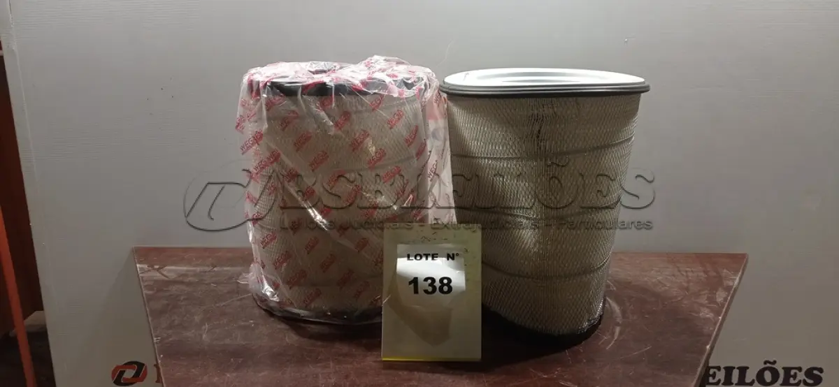 LOTE 138 - 02 FILTROS DE AR PARA WEGA MODELO WAP 604. (NO ESTADO, NÃO SABEMOS SE FUNCIONA. LEILÃO NÃO TEM GARANTIA E NEM DEVOLUÇÃO, SUJEITO A POSSÍVEIS AVARIAS VISÍVEIS/OCULTAS E/OU AUSÊNCIA DE COMPONENTES)