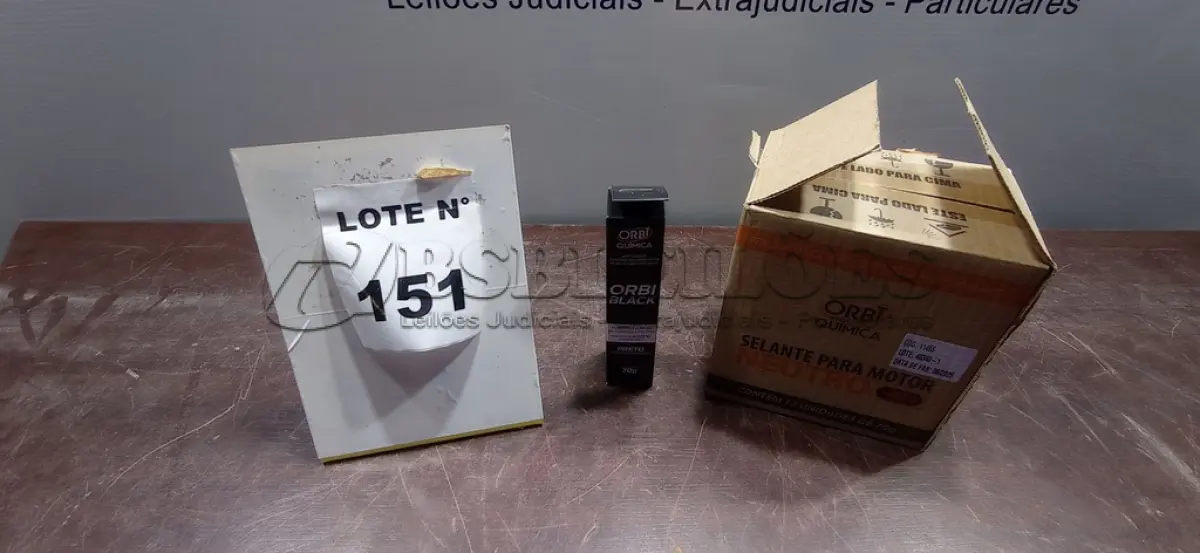 LOTE 151 - 12 BISNAGAS DE ADESIVO DE SILICONE NEUTRO DE 70G MARCA ORBI QUÍMICA. (NO ESTADO) ATENÇÃO! FAZER A VISITAÇÃO ANTES DE ARREMATAR, NÃO SABEMOS SE FUNCIONA, LEILÃO NÃO TEM GARANTIA E NEM DEVOLUÇÃO, SUJEITO A POSSÍVEIS AVARIAS VISÍVEIS/OCULTAS E/OU AUSÊNCIA DE COMPONENTES.