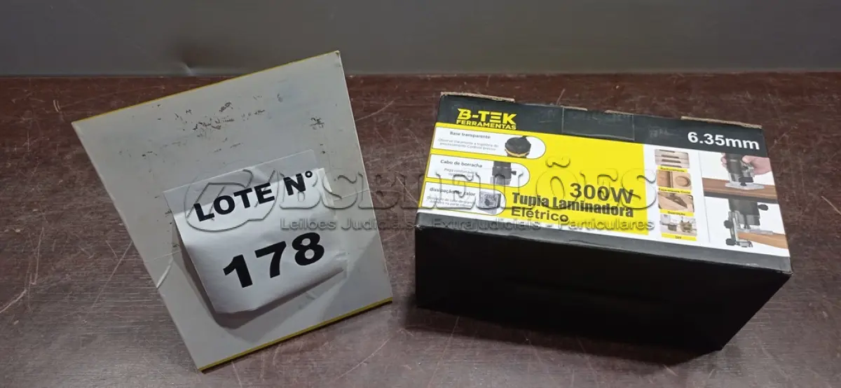 LOTE 178 - 01 TUPIA LAMINADORA 300W 220V MARCA BOMVINK (NOVO). (NO ESTADO) ATENÇÃO! FAZER A VISITAÇÃO ANTES DE ARREMATAR, NÃO SABEMOS SE FUNCIONA, LEILÃO NÃO TEM GARANTIA E NEM DEVOLUÇÃO, SUJEITO A POSSÍVEIS AVARIAS VISÍVEIS/OCULTAS E/OU AUSÊNCIA DE COMPONENTES.