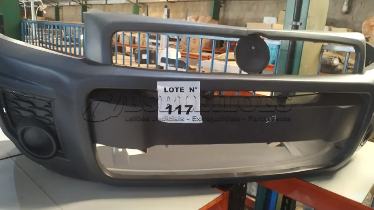 LOTE 117 - 01 PARA CHOQUE DIANTEIRO PARA FIAT STRADA WORKING 2013 A 2020. (NO ESTADO, NÃO SABEMOS SE FUNCIONA. LEILÃO NÃO TEM GARANTIA E NEM DEVOLUÇÃO, SUJEITO A POSSÍVEIS AVARIAS VISÍVEIS/OCULTAS E/OU AUSÊNCIA DE COMPONENTES)