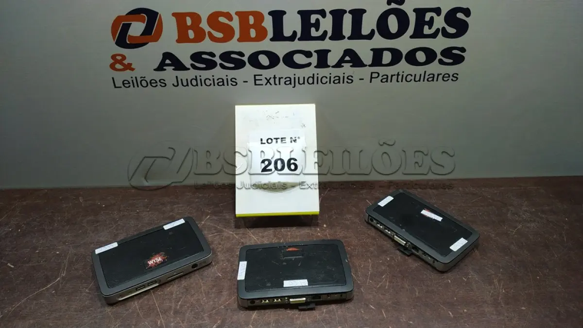 LOTE 206 -  03 MINIS PC WYSE. (NO ESTADO, NÃO SABEMOS SE FUNCIONA. LEILÃO NÃO TEM GARANTIA E NEM DEVOLUÇÃO, SUJEITO A POSSÍVEIS AVARIAS VISÍVEIS/OCULTAS E/OU AUSÊNCIA DE COMPONENTES)