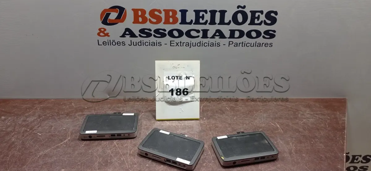 LOTE 186 -  03 MINIS PC WYSE. (NO ESTADO, NÃO SABEMOS SE FUNCIONA. LEILÃO NÃO TEM GARANTIA E NEM DEVOLUÇÃO, SUJEITO A POSSÍVEIS AVARIAS VISÍVEIS/OCULTAS E/OU AUSÊNCIA DE COMPONENTES)