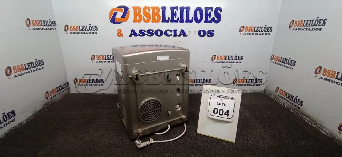LOTE 004 - 01 PURIFICADOR DE ÁGUA MARCA IBBL. (NO ESTADO) ATENÇÃO! FAZER A VISITAÇÃO ANTES DE ARREMATAR, NÃO SABEMOS SE FUNCIONA, LEILÃO NÃO TEM GARANTIA E NEM DEVOLUÇÃO, SUJEITO A POSSÍVEIS AVARIAS VISÍVEIS/OCULTAS E/OU AUSÊNCIA DE COMPONENTES.