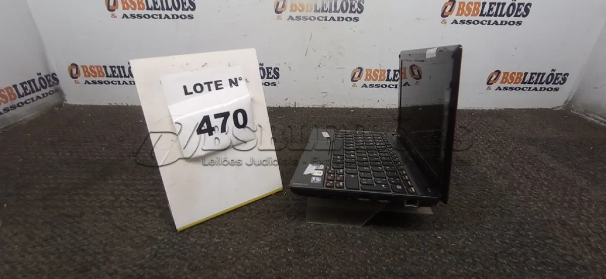 LOTE 470 -  01 NETEBOOK LENOVO SEM FONTE. (NO ESTADO) ATENÇÃO! FAZER A VISITAÇÃO ANTES DE ARREMATAR, NÃO SABEMOS SE FUNCIONA, LEILÃO NÃO TEM GARANTIA E NEM DEVOLUÇÃO, SUJEITO A POSSÍVEIS AVARIAS VISÍVEIS/OCULTAS E/OU AUSÊNCIA DE COMPONENTES.