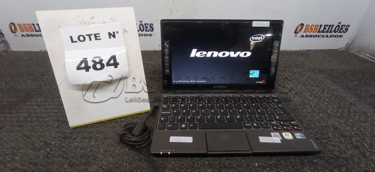 LOTE 484 -   01 NETEBOOK LENOVO SEM FONTE. (NO ESTADO) ATENÇÃO! FAZER A VISITAÇÃO ANTES DE ARREMATAR, NÃO SABEMOS SE FUNCIONA, LEILÃO NÃO TEM GARANTIA E NEM DEVOLUÇÃO, SUJEITO A POSSÍVEIS AVARIAS VISÍVEIS/OCULTAS E/OU AUSÊNCIA DE COMPONENTES.