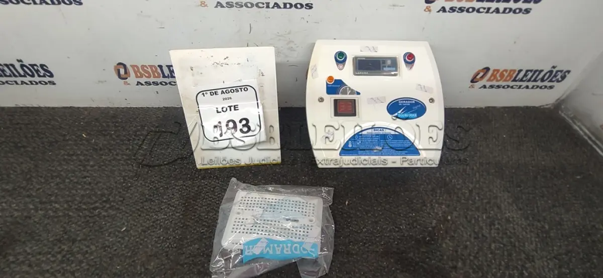 LOTE 193 - 01 QUADRO DE COMANDO DIGITAL PARA GERADORES DE VAPOR MARCA SODRAMAR. (NO ESTADO) ATENÇÃO! FAZER A VISITAÇÃO ANTES DE ARREMATAR, NÃO SABEMOS SE FUNCIONA, LEILÃO NÃO TEM GARANTIA E NEM DEVOLUÇÃO, SUJEITO A POSSÍVEIS AVARIAS VISÍVEIS/OCULTAS E/OU AUSÊNCIA DE COMPONENTES.