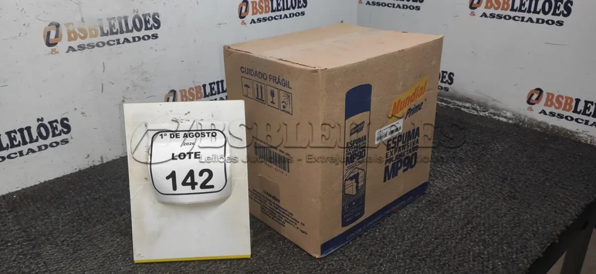 LOTE 142 - 12 ESPUMAS EXPANSIVAS POLIURETANO MP90 MARCA MONDIAL PRIME. (NO ESTADO) ATENÇÃO! FAZER A VISITAÇÃO ANTES DE ARREMATAR, NÃO SABEMOS SE FUNCIONA, LEILÃO NÃO TEM GARANTIA E NEM DEVOLUÇÃO, SUJEITO A POSSÍVEIS AVARIAS VISÍVEIS/OCULTAS E/OU AUSÊNCIA DE COMPONENTES.