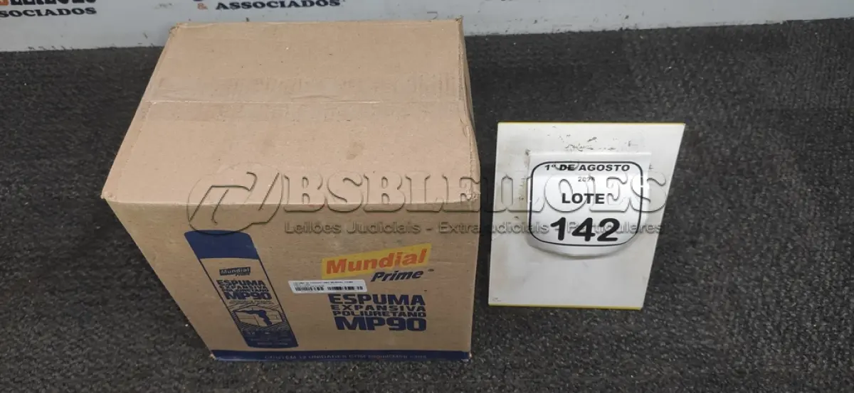LOTE 142 - 12 ESPUMAS EXPANSIVAS POLIURETANO MP90 MARCA MONDIAL PRIME. (NO ESTADO) ATENÇÃO! FAZER A VISITAÇÃO ANTES DE ARREMATAR, NÃO SABEMOS SE FUNCIONA, LEILÃO NÃO TEM GARANTIA E NEM DEVOLUÇÃO, SUJEITO A POSSÍVEIS AVARIAS VISÍVEIS/OCULTAS E/OU AUSÊNCIA DE COMPONENTES.