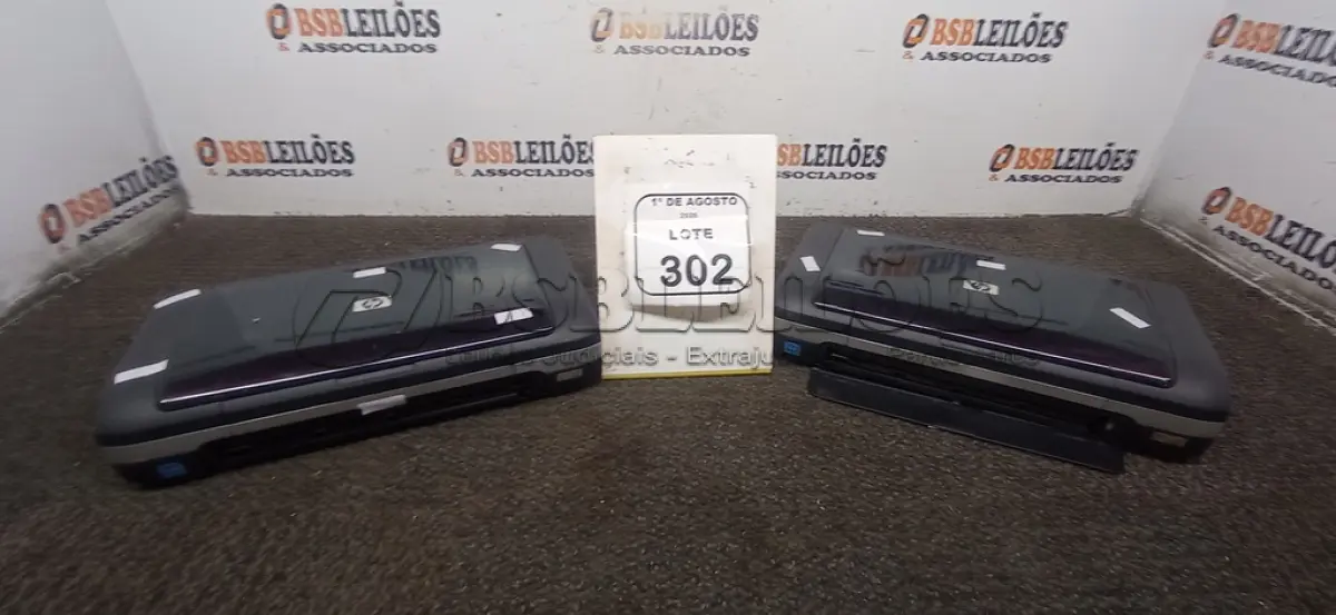 LOTE 302 - 02 IMPRESSORAS PORTÁTEIS MODELO OFFICEJET H470. (NO ESTADO) ATENÇÃO! FAZER A VISITAÇÃO ANTES DE ARREMATAR, NÃO SABEMOS SE FUNCIONA, LEILÃO NÃO TEM GARANTIA E NEM DEVOLUÇÃO, SUJEITO A POSSÍVEIS AVARIAS VISÍVEIS/OCULTAS E/OU AUSÊNCIA DE COMPONENTES.