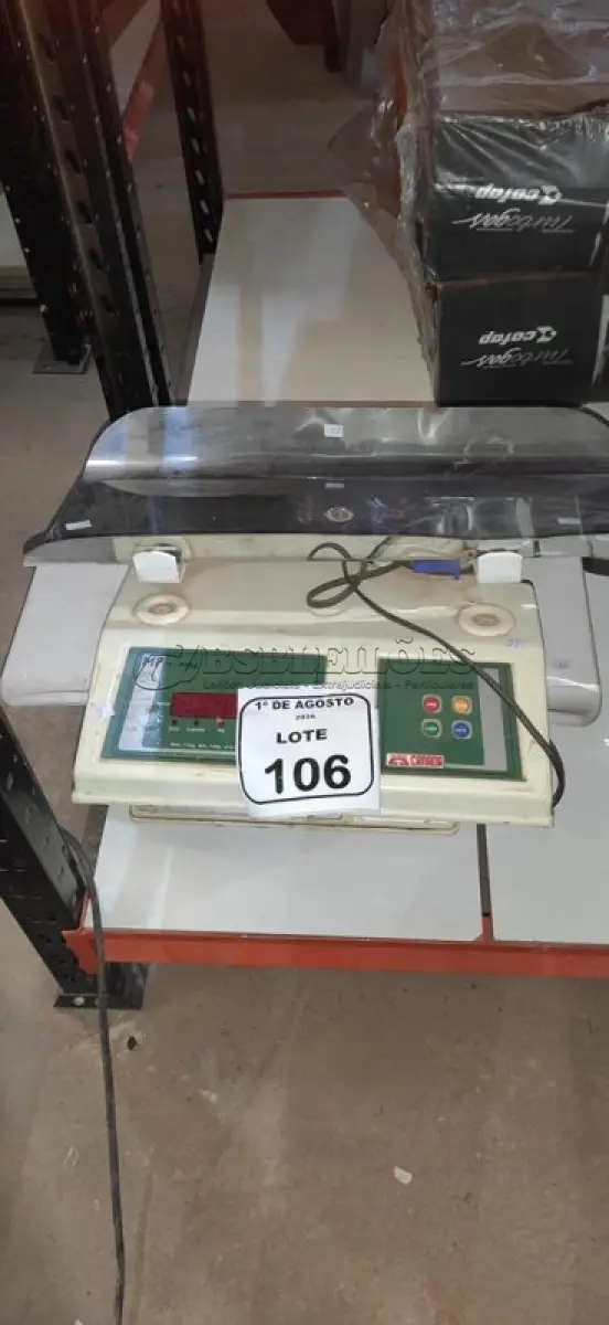 LOTE 106 - 02 BALANÇAS PEDIÁTRICAS. (NO ESTADO) ATENÇÃO! FAZER A VISITAÇÃO ANTES DE ARREMATAR, NÃO SABEMOS SE FUNCIONA, LEILÃO NÃO TEM GARANTIA E NEM DEVOLUÇÃO, SUJEITO A POSSÍVEIS AVARIAS VISÍVEIS/OCULTAS E/OU AUSÊNCIA DE COMPONENTES.