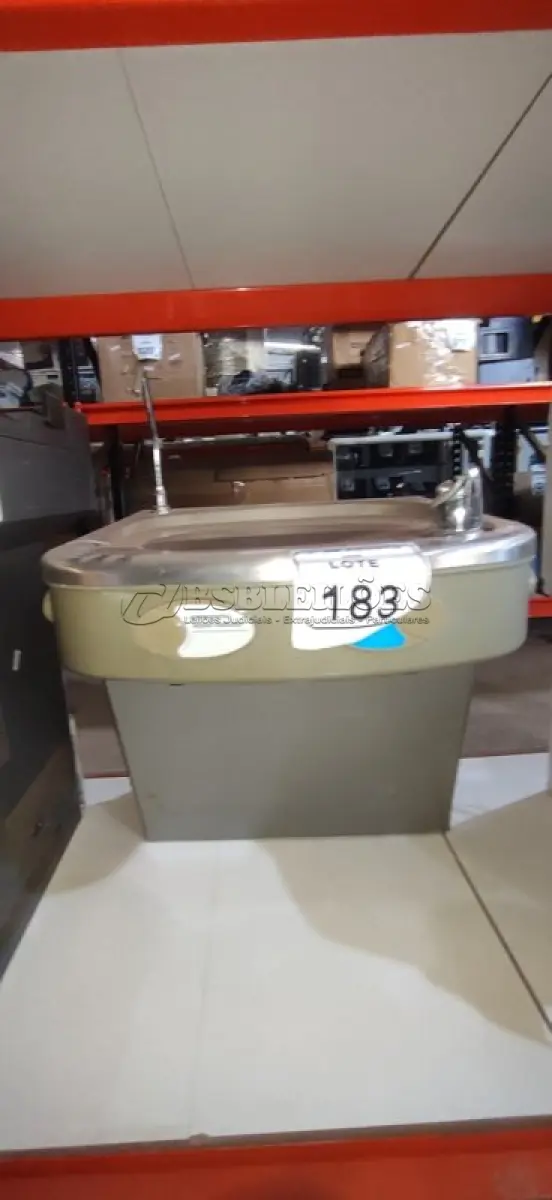 LOTE 183 - 01 BEBEDOURO DE PAREDE EM INOX. (NO ESTADO) ATENÇÃO! FAZER A VISITAÇÃO ANTES DE ARREMATAR, NÃO SABEMOS SE FUNCIONA, LEILÃO NÃO TEM GARANTIA E NEM DEVOLUÇÃO, SUJEITO A POSSÍVEIS AVARIAS VISÍVEIS/OCULTAS E/OU AUSÊNCIA DE COMPONENTES.