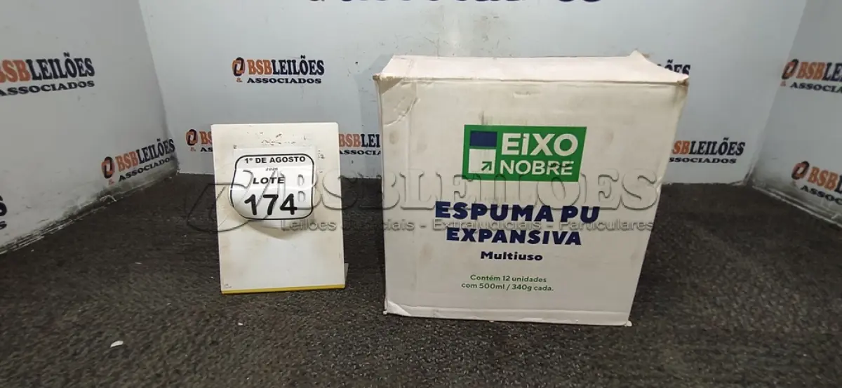 LOTE 174 - 01 CAIXA COM 24 SILICONES ACÉTICO INCOLOR DE 240G CADA MARCA MONUMENTAL. (NO ESTADO) ATENÇÃO! FAZER A VISITAÇÃO ANTES DE ARREMATAR, NÃO SABEMOS SE FUNCIONA, LEILÃO NÃO TEM GARANTIA E NEM DEVOLUÇÃO, SUJEITO A POSSÍVEIS AVARIAS VISÍVEIS/OCULTAS E/OU AUSÊNCIA DE COMPONENTES.