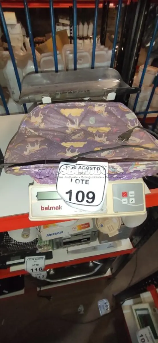 LOTE 109 - 02 BALANÇAS PEDIÁTRICAS. (NO ESTADO) ATENÇÃO! FAZER A VISITAÇÃO ANTES DE ARREMATAR, NÃO SABEMOS SE FUNCIONA, LEILÃO NÃO TEM GARANTIA E NEM DEVOLUÇÃO, SUJEITO A POSSÍVEIS AVARIAS VISÍVEIS/OCULTAS E/OU AUSÊNCIA DE COMPONENTES.
