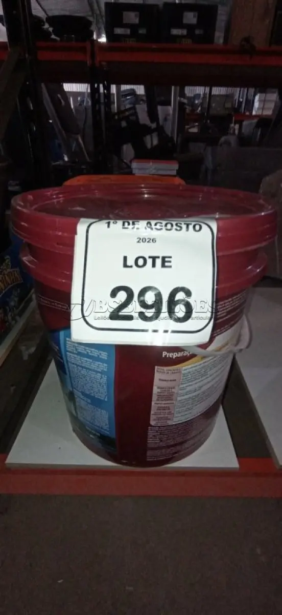 LOTE 296 - 01 BALDE DE TINTA DE ACRÍLICA SUPER PREMIUM 16L NA COR BASE INTENSA SEMI BRILHO MARCA RENNER.  (NO ESTADO) ATENÇÃO! FAZER A VISITAÇÃO ANTES DE ARREMATAR, NÃO SABEMOS SE FUNCIONA, LEILÃO NÃO TEM GARANTIA E NEM DEVOLUÇÃO, SUJEITO A POSSÍVEIS AVARIAS VISÍVEIS/OCULTAS E/OU AUSÊNCIA DE COMPONENTES.