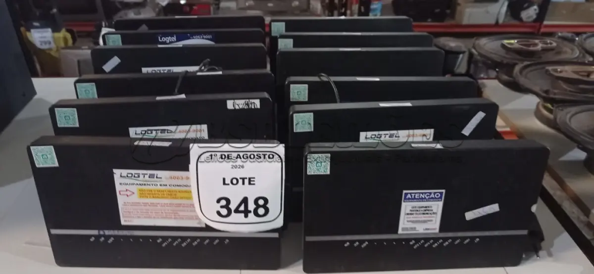 LOTE 348 - 12 ROTEADORES. (NO ESTADO) ATENÇÃO! FAZER A VISITAÇÃO ANTES DE ARREMATAR, NÃO SABEMOS SE FUNCIONA, LEILÃO NÃO TEM GARANTIA E NEM DEVOLUÇÃO, SUJEITO A POSSÍVEIS AVARIAS VISÍVEIS/OCULTAS E/OU AUSÊNCIA DE COMPONENTES.