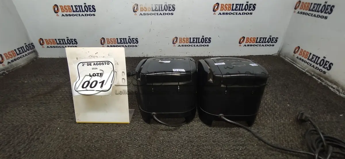 LOTE 001 - 02 IMPRESSORAS TÉRMICAS. (NO ESTADO) ATENÇÃO! FAZER A VISITAÇÃO ANTES DE ARREMATAR, NÃO SABEMOS SE FUNCIONA, LEILÃO NÃO TEM GARANTIA E NEM DEVOLUÇÃO, SUJEITO A POSSÍVEIS AVARIAS VISÍVEIS/OCULTAS E/OU AUSÊNCIA DE COMPONENTES.