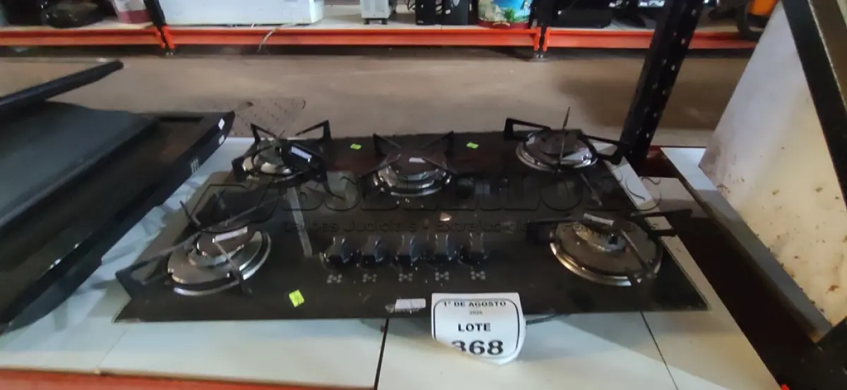 LOTE 368 - 01 FOGÃO COKTOP 05 BOCAS MARCA FISCHER. (NO ESTADO) ATENÇÃO! FAZER A VISITAÇÃO ANTES DE ARREMATAR, NÃO SABEMOS SE FUNCIONA, LEILÃO NÃO TEM GARANTIA E NEM DEVOLUÇÃO, SUJEITO A POSSÍVEIS AVARIAS VISÍVEIS/OCULTAS E/OU AUSÊNCIA DE COMPONENTES.