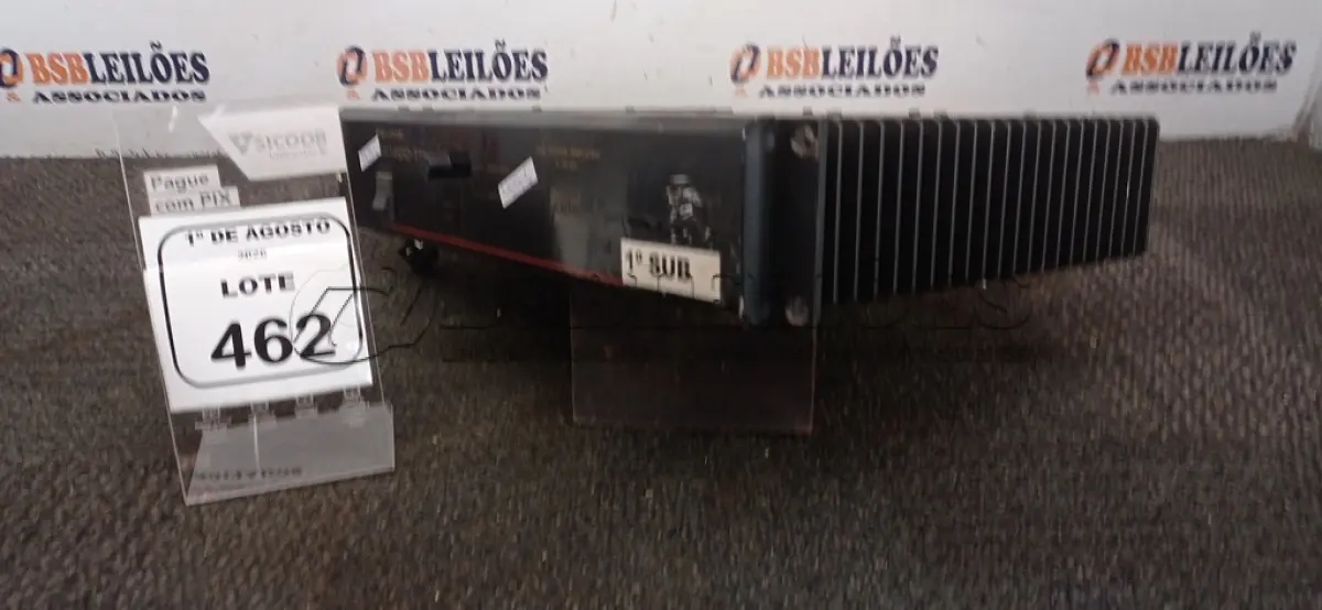 LOTE 462 - 01 AMPLIFICADOR DE LINHA MODELO PC 1400-TL MARCA UNIC. (NO ESTADO) ATENÇÃO! FAZER A VISITAÇÃO ANTES DE ARREMATAR, NÃO SABEMOS SE FUNCIONA, LEILÃO NÃO TEM GARANTIA E NEM DEVOLUÇÃO, SUJEITO A POSSÍVEIS AVARIAS VISÍVEIS/OCULTAS E/OU AUSÊNCIA DE COMPONENTES.
