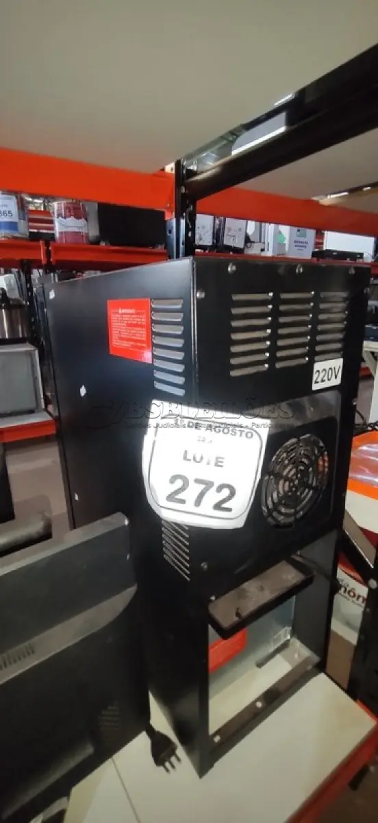 LOTE 272 - 01 ADEGA DE VINHOS MODELO PH12E 220V MARCA PHILCO. (NO ESTADO) ATENÇÃO! FAZER A VISITAÇÃO ANTES DE ARREMATAR, NÃO SABEMOS SE FUNCIONA, LEILÃO NÃO TEM GARANTIA E NEM DEVOLUÇÃO, SUJEITO A POSSÍVEIS AVARIAS VISÍVEIS/OCULTAS E/OU AUSÊNCIA DE COMPONENTES.