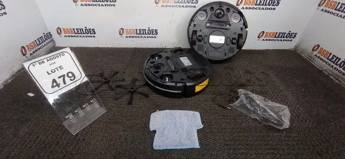 LOTE 479 - 02 ASPIRADORES ROBÔ MARCA MONDIAL. (NO ESTADO) ATENÇÃO! FAZER A VISITAÇÃO ANTES DE ARREMATAR, NÃO SABEMOS SE FUNCIONA, LEILÃO NÃO TEM GARANTIA E NEM DEVOLUÇÃO, SUJEITO A POSSÍVEIS AVARIAS VISÍVEIS/OCULTAS E/OU AUSÊNCIA DE COMPONENTES.