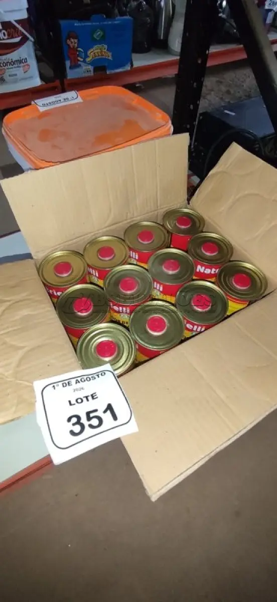 LOTE 351 - 01 CAIXA COM 12 REMOVEDORES DE TINTAS E TEXTURAS DE 900ML CADA. (NO ESTADO) ATENÇÃO! FAZER A VISITAÇÃO ANTES DE ARREMATAR, NÃO SABEMOS SE FUNCIONA, LEILÃO NÃO TEM GARANTIA E NEM DEVOLUÇÃO, SUJEITO A POSSÍVEIS AVARIAS VISÍVEIS/OCULTAS E/OU AUSÊNCIA DE COMPONENTES.